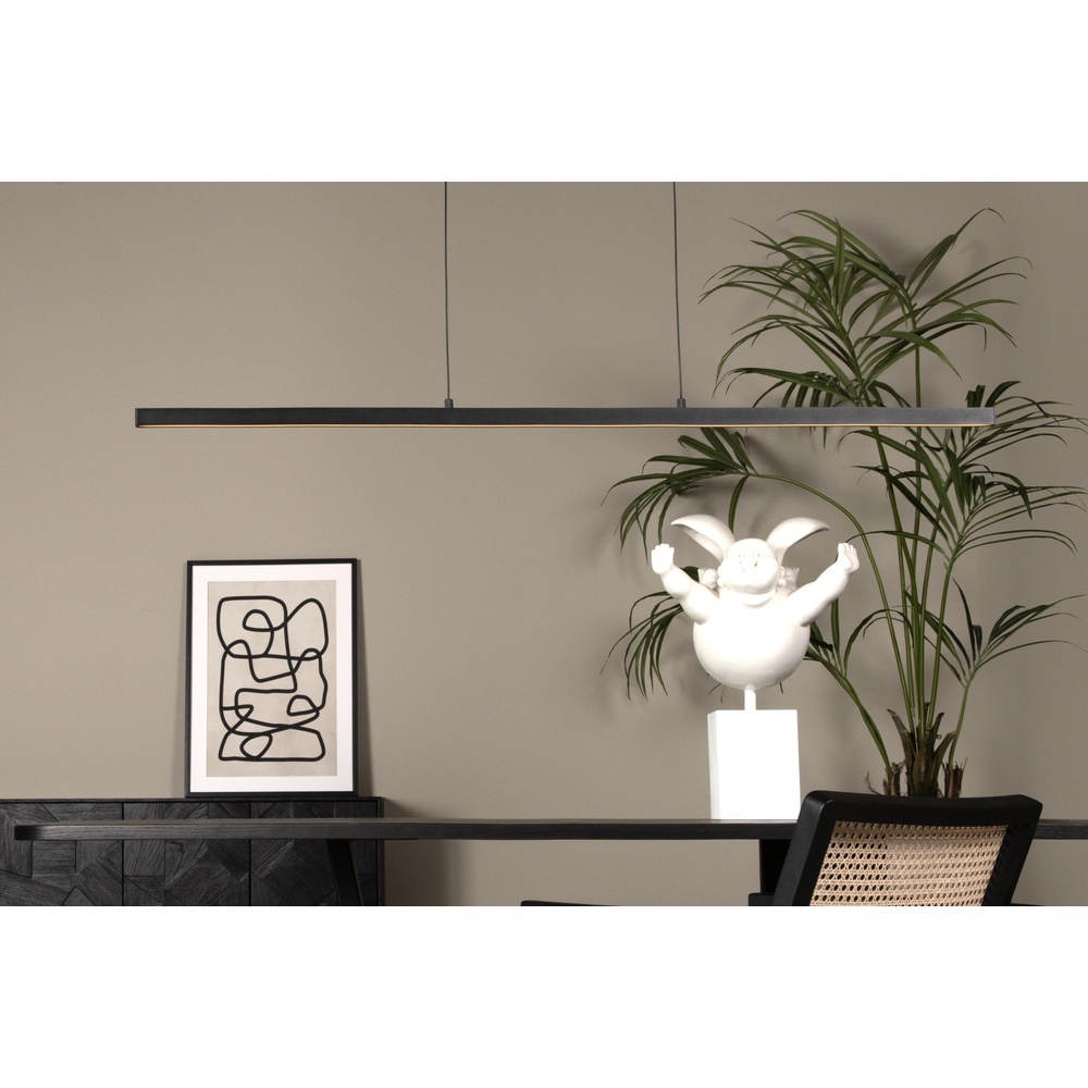 Lucide Strakke hanglampSigma zwart 147,7cm - 23463/36/30